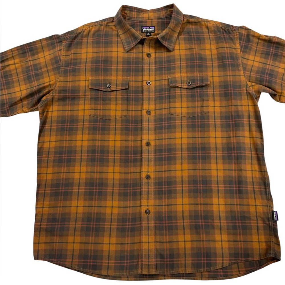Patagonia plaid button up